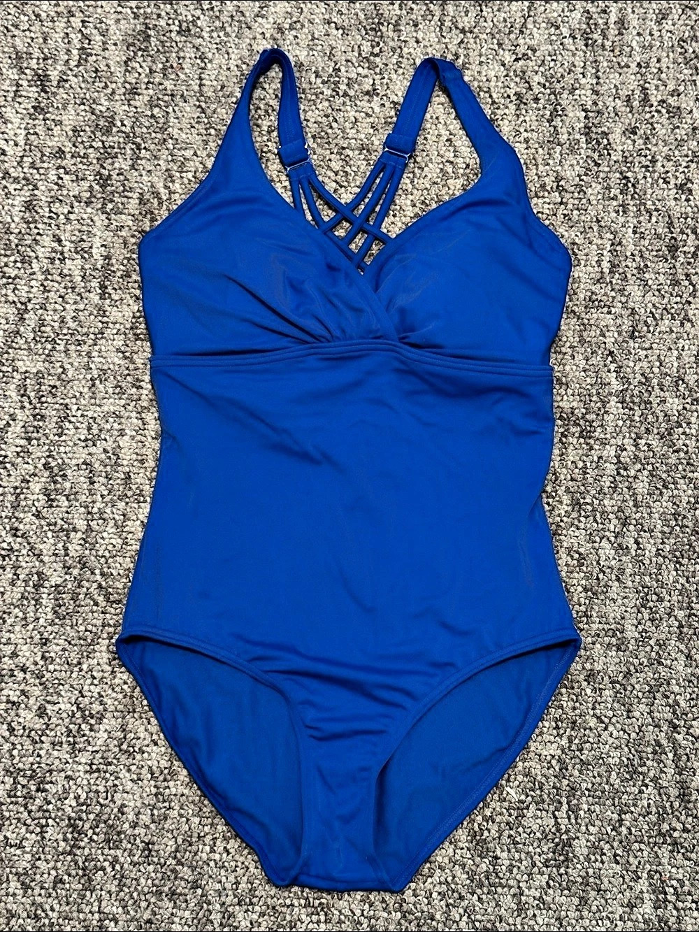 prAna Moorea One Piece Swimsuit Blue Size Small